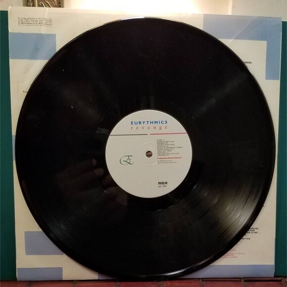 1986 Eurythmics "Revenge" Vinyl Record Album Turkish Release RCA AJLI 5847 - Picture 4 of 6